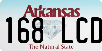AR license plate 168LCD