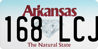AR license plate 168LCJ