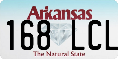 AR license plate 168LCL