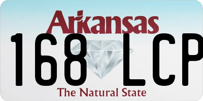 AR license plate 168LCP