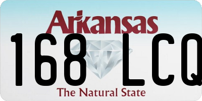 AR license plate 168LCQ