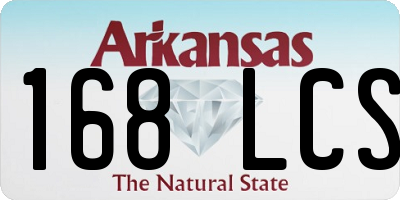 AR license plate 168LCS