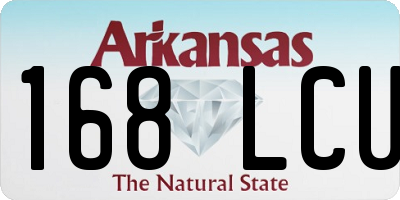 AR license plate 168LCU