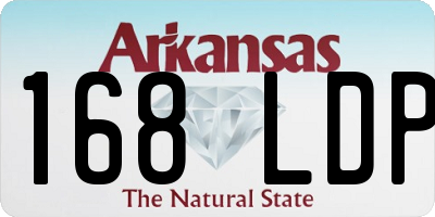 AR license plate 168LDP