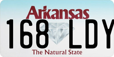 AR license plate 168LDY