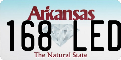 AR license plate 168LED