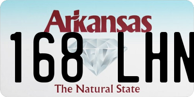 AR license plate 168LHN