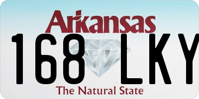 AR license plate 168LKY