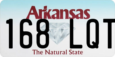 AR license plate 168LQT