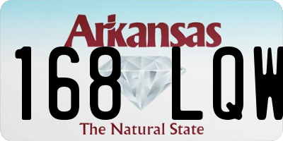 AR license plate 168LQW