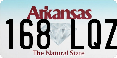 AR license plate 168LQZ