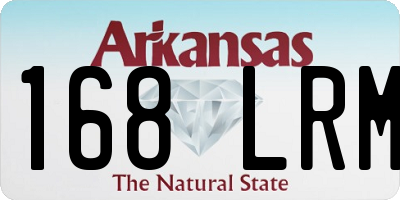 AR license plate 168LRM