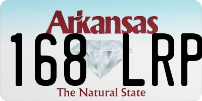 AR license plate 168LRP
