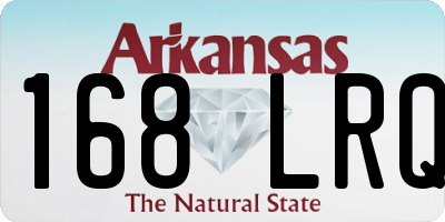 AR license plate 168LRQ