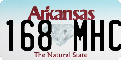 AR license plate 168MHC