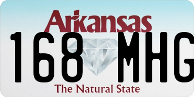 AR license plate 168MHG