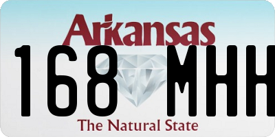 AR license plate 168MHH