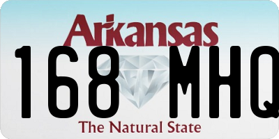 AR license plate 168MHQ