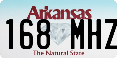 AR license plate 168MHZ