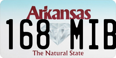 AR license plate 168MIB