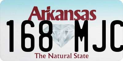 AR license plate 168MJC