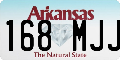 AR license plate 168MJJ