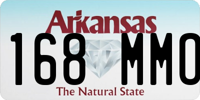 AR license plate 168MMO