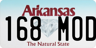 AR license plate 168MOD