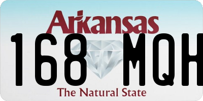 AR license plate 168MQH