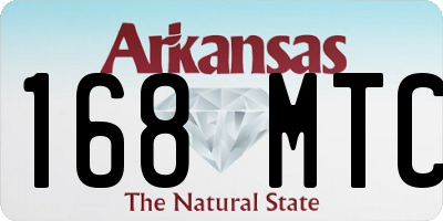 AR license plate 168MTC