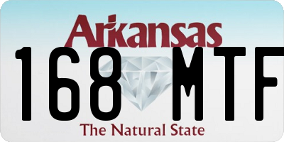 AR license plate 168MTF