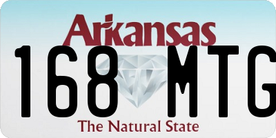 AR license plate 168MTG