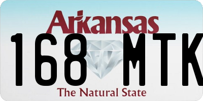 AR license plate 168MTK