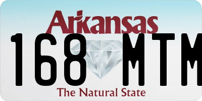 AR license plate 168MTM