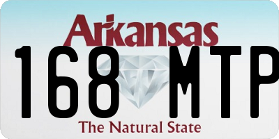 AR license plate 168MTP