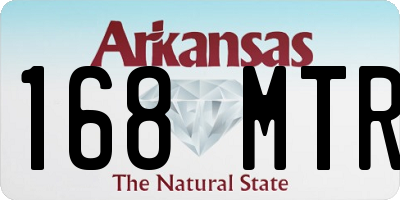 AR license plate 168MTR