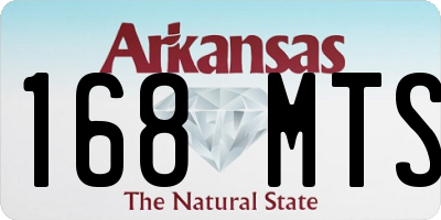 AR license plate 168MTS