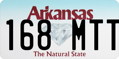 AR license plate 168MTT