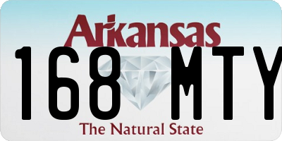 AR license plate 168MTY