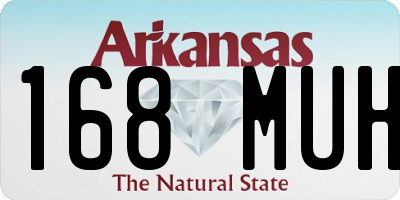 AR license plate 168MUH
