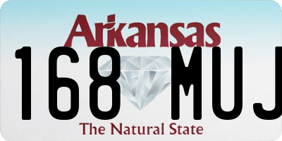 AR license plate 168MUJ