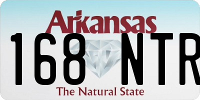 AR license plate 168NTR