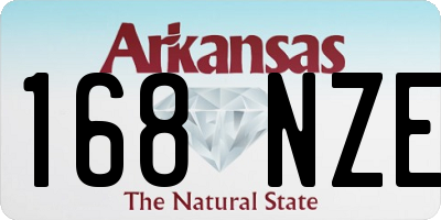 AR license plate 168NZE