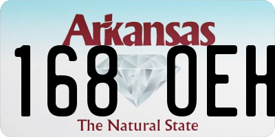 AR license plate 168OEH