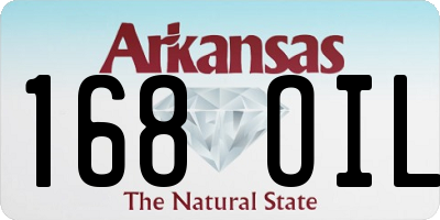 AR license plate 168OIL