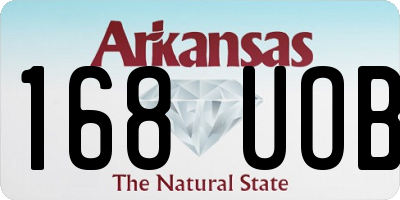AR license plate 168UOB