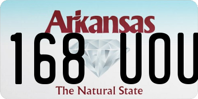 AR license plate 168UOU