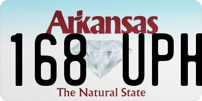 AR license plate 168UPH