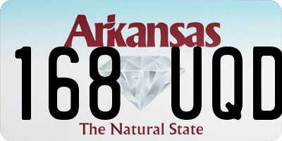 AR license plate 168UQD