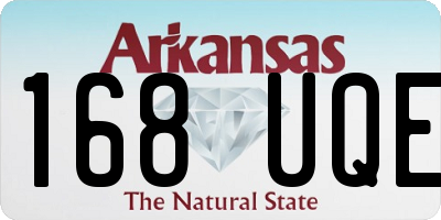 AR license plate 168UQE
